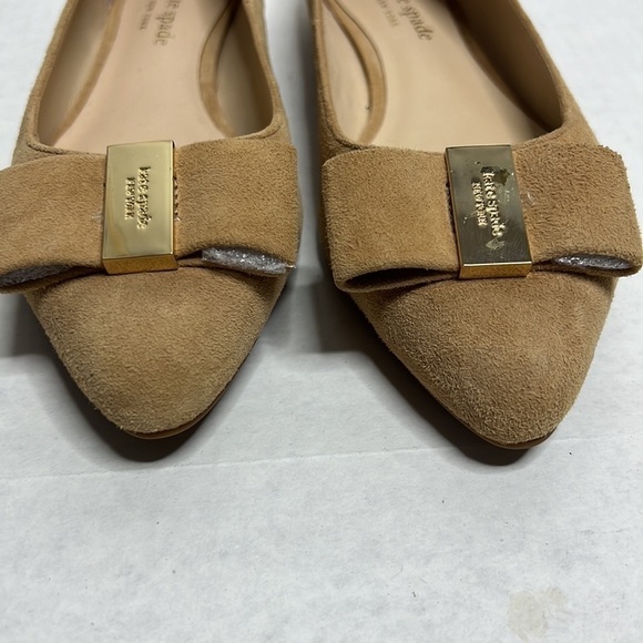 Kate Spade Suede Norah Pointed Toe Ballet Flats - Picture 2 of 7